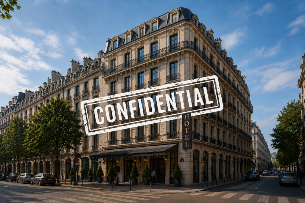 Contact us for confidential discreet hotels and off market properties