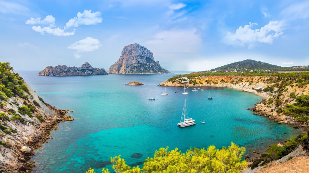 Luxury properties for sale in the area of Ibiza, Spain